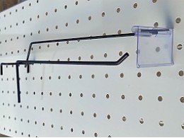 Гачки з цінникотримачем (чорні)